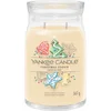 Image de Yankee Candle Signature bougie parfumée Cookie de Noël ; Grande bougie jarre longue durée ; Mélange de cires de soja