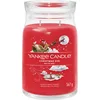 Image de Yankee Candle Signature bougie parfumée Nuit de Noël ; Grande bougie jarre longue durée ; Mélange de cires de soja