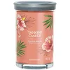 Image de Yankee Candle Signature Bougie parfumée | Brise tropicale Grande bougie en verre avec double mèche | Bougie parfumée à longue combustion en cire de soja | Cadeau parfait pour femme, Large Tumbler