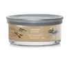 Image de Yankee Candle Signature Candle Bougie parfumée | Bougie en verre multi-mèches ambre et bois de santal | Mélange de cire de soja à combustion longue | Cadeau parfait pour femme