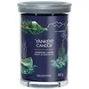 Image de Yankee Candle Signature Candle   Grande bougie parfumée Lakefront Lodge avec double mèche | Bougie en cire de soja à combustion longue | Cadeau parfait pour femme
