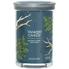 Image de Yankee Candle Signature Candle Bougie parfumée | Grande bougie en verre Bayside Cedar avec double mèche | Bougie en cire de soja à combustion longue | Cadeau parfait pour femme