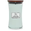 Image de WoodWick | Grande bougie | Bois de sauge & Herbe marine | Excellent cadeau pour les femmes