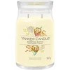 Image de Yankee Candle Bougie parfumée Signature | Banofee   Grande bougie en pot gaufré avec double mèche | Bougie en cire de soja à combustion longue | Cadeau parfait pour femme