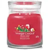Image de YANKEE CANDLE SIGNATURE MEDIUM JAR HOLIDAY CHEER