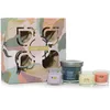 Image de Coffret cadeau Yankee Candle, 3 bougies votives en verre parfumées et 1 petite bougie timbale Signature, Mélange de cires de soja, Cadeaux parfaits pour femmes
