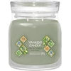 Image de Yankee Candle - Bougie parfumée signature moyenne jarre cypres et oliviers - 2 mèches 35-50h OS