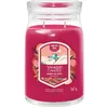 Image de Yankee Candle Bougie parfumée dans un verre (grande) Santa On Ski ? Bougie signature « Collection d'hiver 2025 ? Apres Ski » avec durée de combustion jusqu'à 90 heures