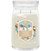 Image de Yankee Candle Bougie parfumée dans un verre (grande) Vanilla Flurries   Bougie signature « Collection d'hiver 2025   Apres Ski » avec durée de combustion jusqu'à 90 heures