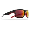 Image de Trespass Unisexe Pendantes Lunettes de Soleil, Noir/Rouge