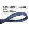 Image de Quinton Hazell QBR81833DP - Courroie trapézoïdale à nervures