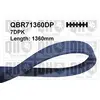 Image de Quinton Hazell QBR71360DP - Courroie trapézoïdale à nervures