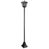 Image de Lampadaire solaire de jardin lanterne 365 100 lumens 170 cm