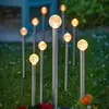 Image de SMART GARDEN Piquet solaire LED GlowBall, lot de 10, 44 cm, IP44