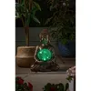 Image de Buddha et Globe solire