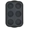 Image de Zenker 685537 Moule 6 tartelettes en fibre de verre, moule pour 6 tartelettes, moule à tartelettes, Silicone fibre de verre, Gris, 28,3 x 18,4 x 2 cm