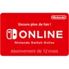 Image de Carte cadeau Switch Online 12 mois NINTENDO