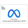 Image de Carte cadeau 25  META QUEST