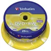 Image de Verbatim - 25 x DVD+RW - 4.7 Go 4x - argent mat - spindle en occasion ou reconditionné