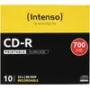 Image de Intenso CDR80 700MB 52x (10) 1801622 Slim Case Imprimable