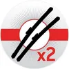 Image de TRICO Balai d'essuie-glace Kit de Lame d'essuie-glace Avant | Longueur: 500mm ERK50501 Compatible avec BMW 3 Berline E30 Z3 Roadster E36 3 Cabriolet E30, RENAULT Clio I 3/5 portes B/C57, 5/357