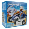 Image de Playmobil - 3655 - Jeu de Construction - Policier/Quad