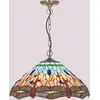 Image de Searchlight Suspension classique DRAGONFLY de style Tiffany