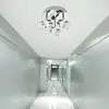 Image de Searchlight Plafonnier rond LED Bubbles, IP44, à 3 lampes