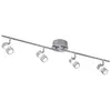 Image de Searchlight Spot pour plafond LED Bubbles, IP44, à 4 lampes