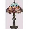 Image de Searchlight Lampe à poser DRAGONFLY, laiton vieilli/multicolore, hauteur 46 cm, style