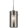 Image de Searchlight Suspension Duo 2, verre fumé/chromé à 1 lampe
