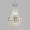 Image de Searchlight Lustre Limoges avec pendentifs en perles de verre