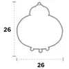 Image de Searchlight Lampe à poser Moroccan Fretwork en nickel brillant