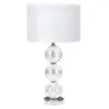 Image de Searchlight Lampe à poser en tissu Bliss, abat-jour blanc