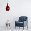 Image de Searchlight Suspension Vibrant Ø 12 cm, rouge