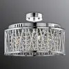 Image de Searchlight Suspension Elise décorée de cristaux de verre