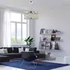 Image de Searchlight Suspension Elise avec gouttes de cristal