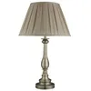 Image de Flemish Lampe de table en laiton vieilli