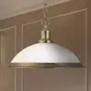 Image de Searchlight Suspension Bistro en verre or étincelant