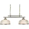 Image de Searchlight Suspension Bistro II à 2 lampes, laiton