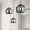 Image de Searchlight Suspension Balls, sphère en verre fumé, Ø 30 cm
