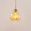 Image de Searchlight Suspension Balls avec verre de lampe ambré 25 cm