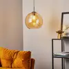 Image de Searchlight Suspension Balls avec verre de lampe ambré 30 cm