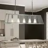 Image de Searchlight Suspension Voyager en chromé à 5 lampes