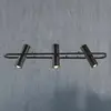 Image de Searchlight Suspension Telescope en noir à 3 lampes