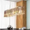 Image de Searchlight Suspension Clarissa prismes en cristal, 100 cm