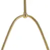 Image de Searchlight Suspension Avalon avec abat-jour en verre, dorée