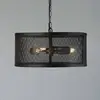 Image de Searchlight Suspension Fishnet noire en métal Ø 45 cm