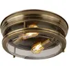 Image de Searchlight Plafonnier Edinburgh en laiton ancien
