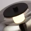 Image de Searchlight Lampadaire LED Frisbee avec abat-jour en verre